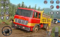 貨物   トラック- 未舗装道路 泥 ゲーム Screen Shot 0