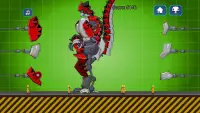 Red T-Rex Robot Dinosaur Screen Shot 3