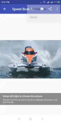 Speed Boat Racing Wallpaper Screen Shot 4