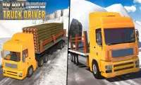 Up Hill Snow Truck Driver Screen Shot 5