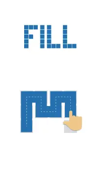 Fill - one-line puzzle game Screen Shot 3