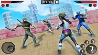 Superhero Iron Ninja - Ninja Street Fighter Game Screen Shot 0