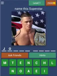 wrestlers names quiz game Screen Shot 7