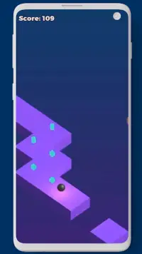 GAME GPS zigzag and jump fun game Screen Shot 1