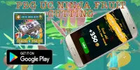 Free UC Ninja Fruit Cutting Game, & Royal Pass 15  Screen Shot 0