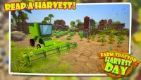 Harvest Day: Farm Tractor 3D Screen Shot 2