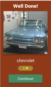 Classic Car Quiz Screen Shot 1