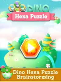 Dino Hexa Câu đố Trò ch  Dinosaur Hexa khối câu đố Screen Shot 4