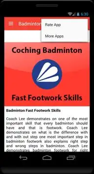 Badminton Fast Footwork Skill Screen Shot 3