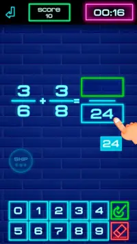 Sfida sulle frazioni: giochi di matematica Screen Shot 6