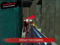 Zombie Killer 3D:Shooting For Survival Screen Shot 3