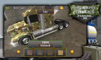 Duży Trucks Army Parking 3D Screen Shot 0