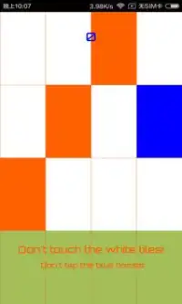 Orange Piano Tiles Screen Shot 2