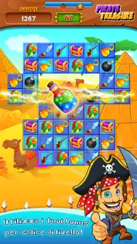 Pirate Treasure 💎 Match 3 Game Screen Shot 0