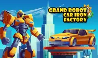 Grand Robot Car Iron Factory Maker Game Screen Shot 0