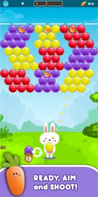 Bunny Bubble Pop: Bubble Shooter Screen Shot 1