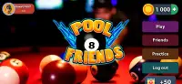 Pool Friends -8 Ball Multiplayer-Billiards-Snooker Screen Shot 1