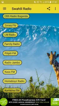 Swahili Radio Screen Shot 2