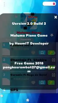 Maluma Piano Game Screen Shot 7