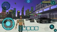 Cyberpunk City Escape. Neighbor Sci-Fi Survival 3D Screen Shot 6