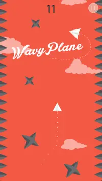 WavyPlane🚀  - The Flying Paper Plane! Screen Shot 0