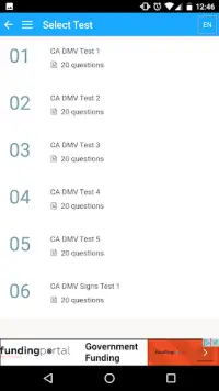 US DMV Driving Tests Screen Shot 3