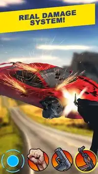 Crash Test Futuristic Car Screen Shot 2