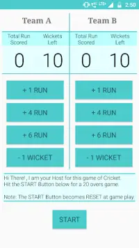 Cricket Scores Screen Shot 0