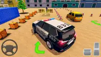 Modern Police Car Parking Game Screen Shot 1