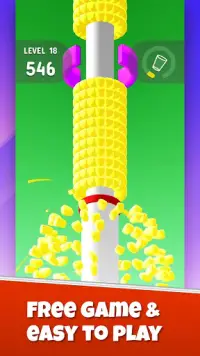 Ring Pipe - Crush Stack Tower Game Screen Shot 1
