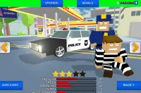 Blocky Cop Craft Running Thief Screen Shot 1