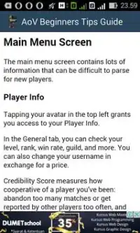 AoV  Tutorial Tips Screen Shot 3