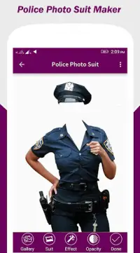 Police Photo Suit Screen Shot 3