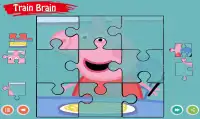 Juego para niños Pepa y Piggy Jigsaw Puzzle Screen Shot 0
