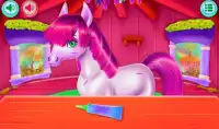 beauty unicorn salon game Screen Shot 0