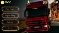 King of the Roads : MB Actros Truck Sim Screen Shot 0
