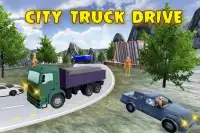 city truck cargo hill drive Screen Shot 1