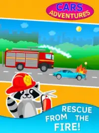 Cars Adventure for Kids Free Screen Shot 2