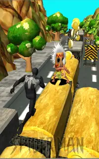 Spider Subway Run - Super Hero Dash Screen Shot 2