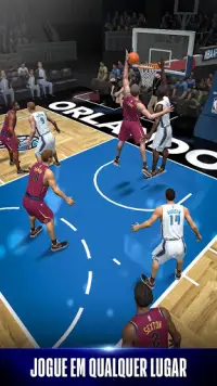 Jogo de Basquete NBA NOW móvel Screen Shot 1