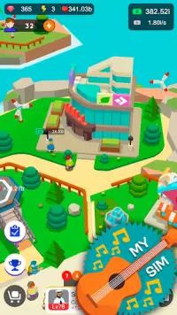 My Sim Island - 3D Dream Town Screen Shot 2