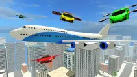 Game Sim Balap Mobil Terbang Cahaya Nyata 2020 Screen Shot 4