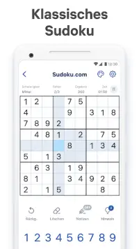 Sudoku.com: klassisches Sudoku Screen Shot 0