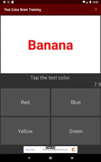 Text Color Brain training Screen Shot 12