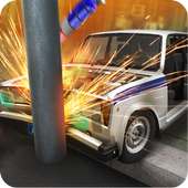 Real Car Crash Police 3D