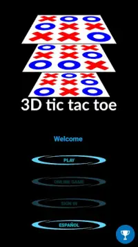 3D tic tac toe Screen Shot 0