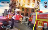 Firefighter Truck Rescue Games Screen Shot 3