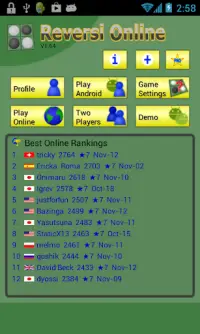 Reversi Online Screen Shot 4