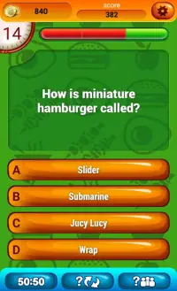 Food Fun Trivia Questions Quiz Screen Shot 4