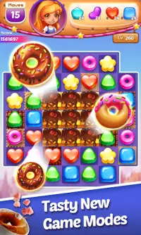 Sweet Cookie -2021 Match Puzzle Free Game Screen Shot 1